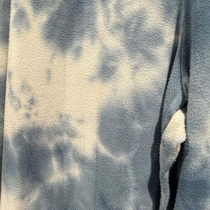 Kickee Pants Wide Leg Lounge Pants Women XL Blue Tie Dye Bamboo Flawed*2