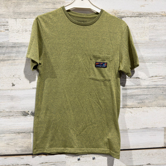 Patagonia Capilene Cool Daily Pocket Tee Mens XS Green Polyester Gorpcore EUC0