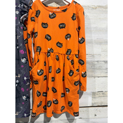Cat & Jack Skellington Dress Bundle Girls 7/8 Multi Halloween Spooky2
