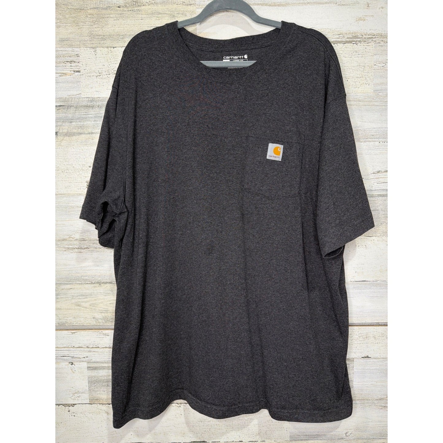 Carhartt Pocket T-Shirt Mens 2XL Charcoal Loose Fit Workwear Gorpcore *Flawed0