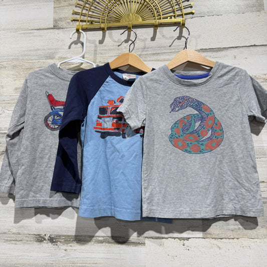 Tea Collection Hanna Andersson Shirt Bundle Boys 4 Graphic Retro *Flawed0