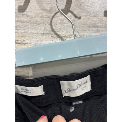 Universal Thread Jean Shorts Womens 12 Black High Rise Utility Gorpcore NWT2