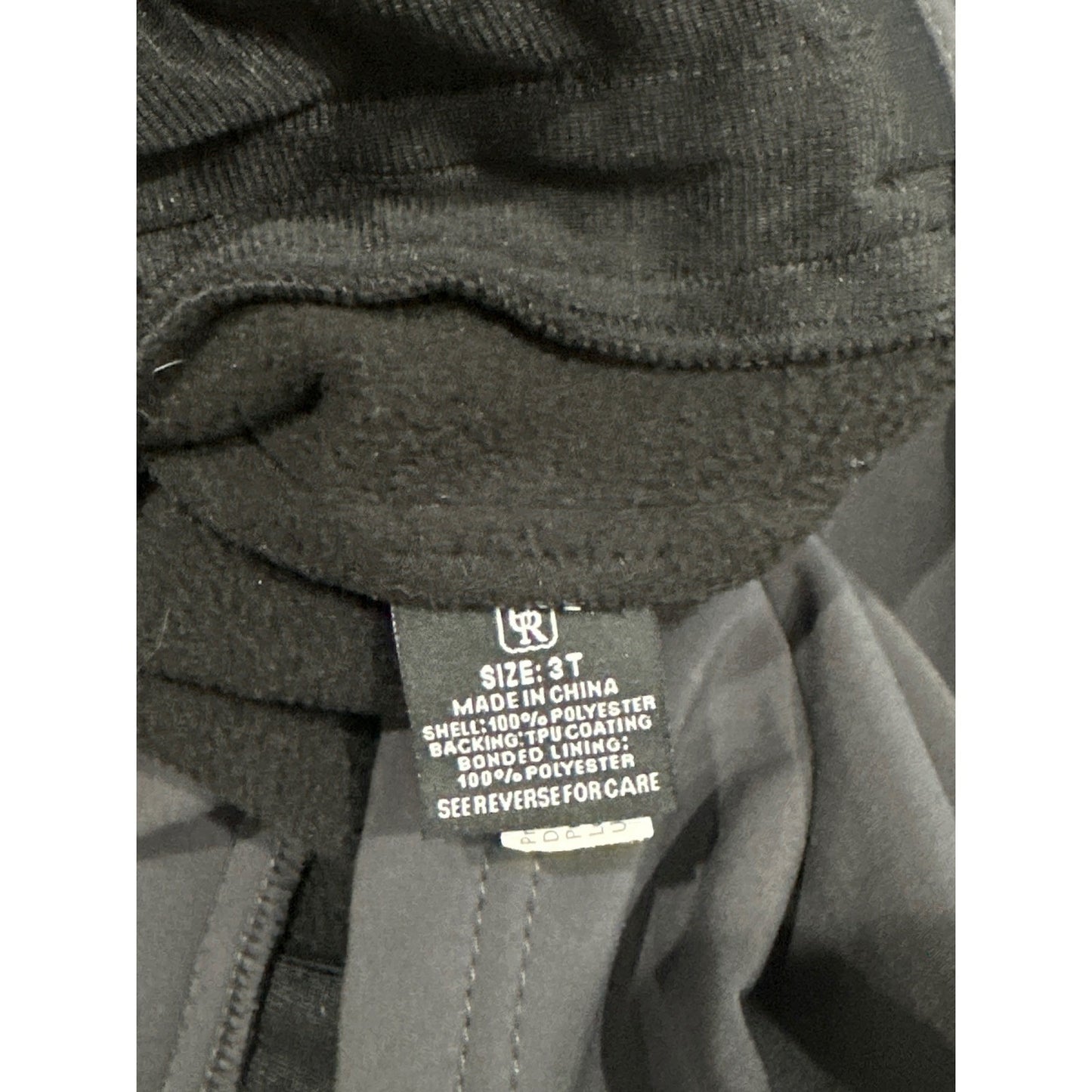 Water Resistant Urban Republic Hooded Jacket 3T Gray Fleece Lined Full Zip EUC4