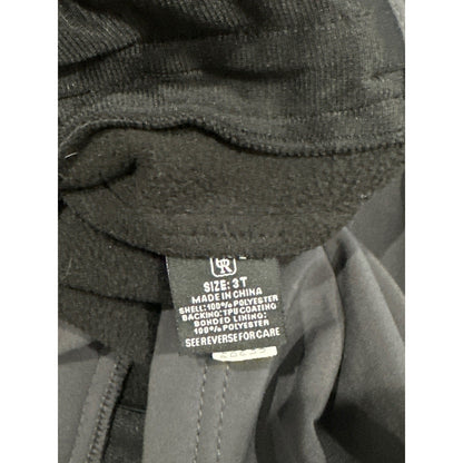 Water Resistant Urban Republic Hooded Jacket 3T Gray Fleece Lined Full Zip EUC4