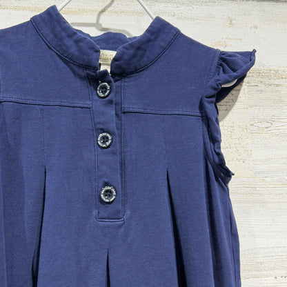 Matilda Jane Dress Romper Bundle Girls 6 Blue Striped Ruffle Classic4
