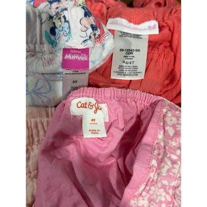 Disney Mixed Brand Summer Bundle Girls 3T 4T Pink Coral Minnie Princess6