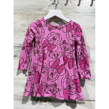 2T Girls Disney Bundle Minnie Mouse Sweatshirt Leggings Dress Disneycore EUC5