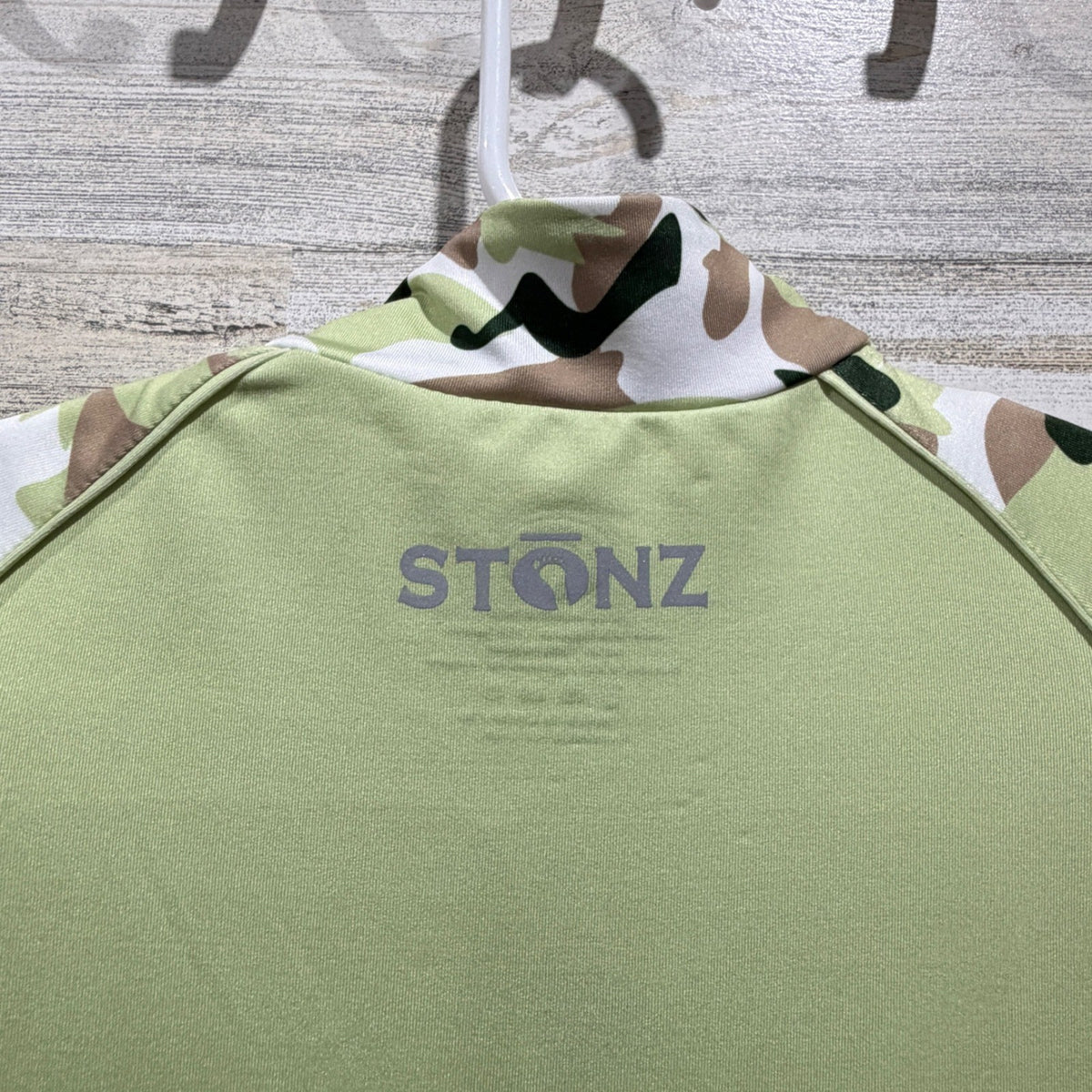 Stonz Sun Suit Infant 12-18M Camo Green UPF 50 Rash Guard NWT *Flawed*7