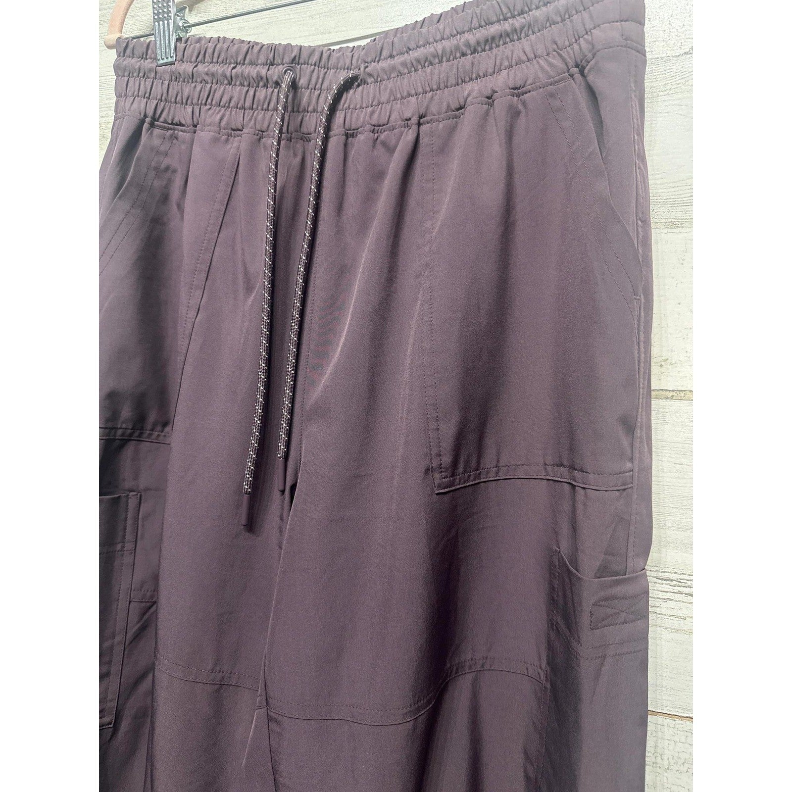 Old Navy Jogger Women M Purple High Rise Utility EUC1