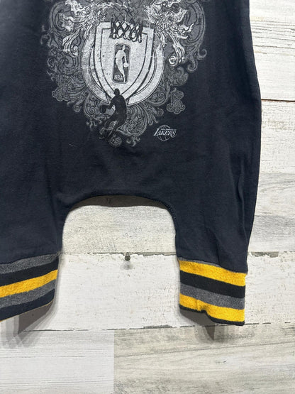 Custom Adidas Los Angeles Lakers Romper Upcycled Fits 2t2