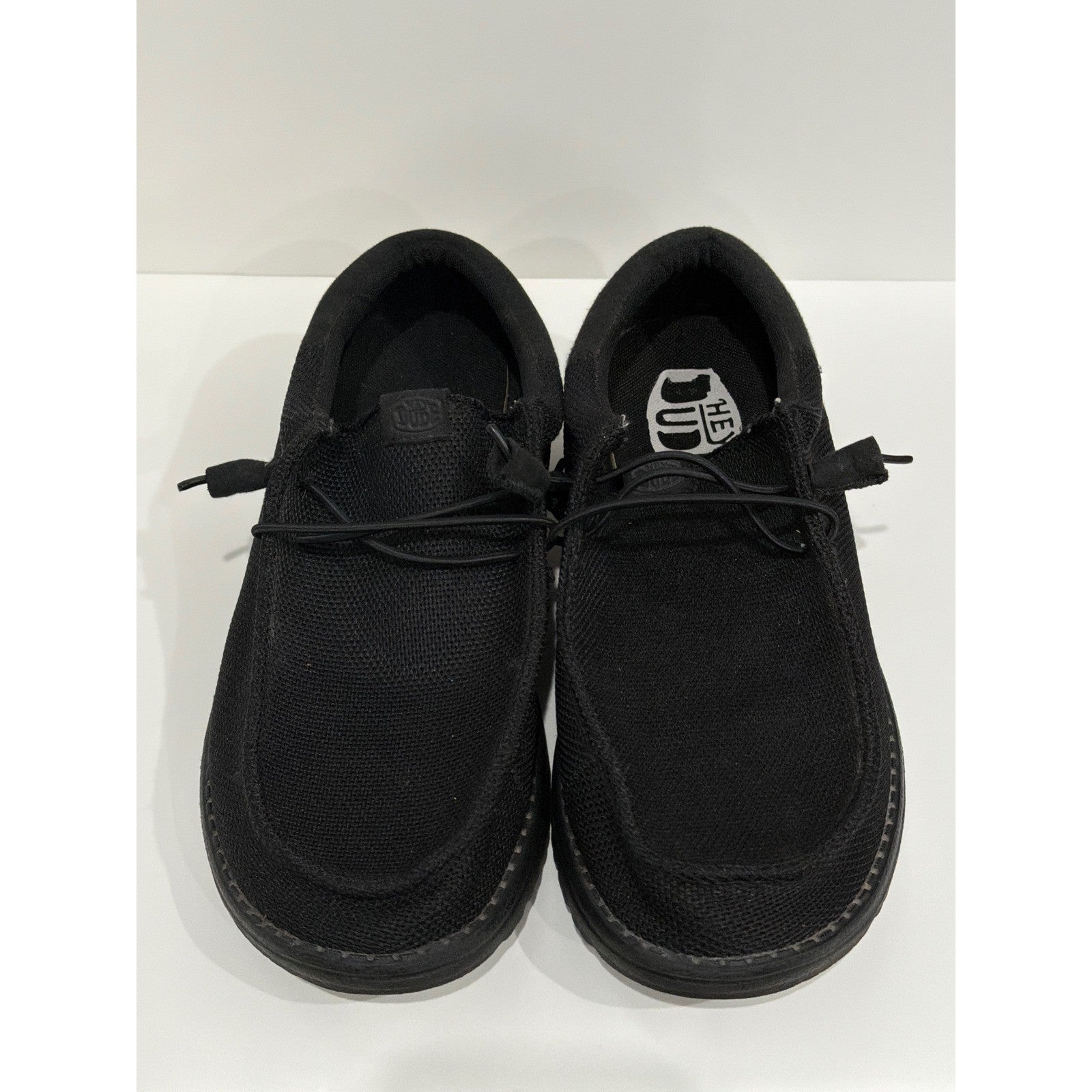 Hey Dude Wally Funk Mono Men 12 Black Slip On Loafers Lightweight Comfort1
