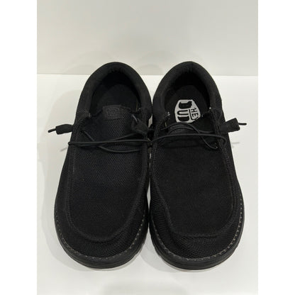 Hey Dude Wally Funk Mono Men 12 Black Slip On Loafers Lightweight Comfort1