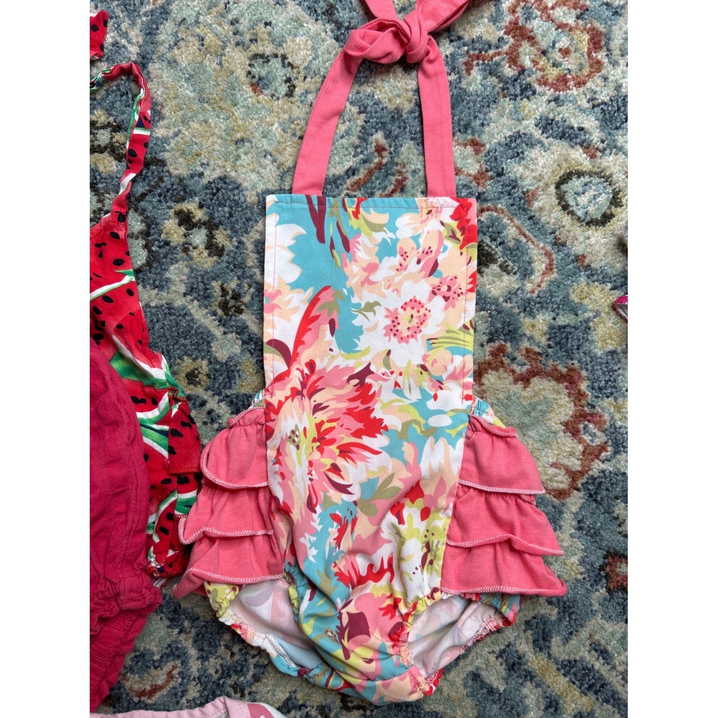 Monica Andy Caden Lane Girls 6-12M Summer Bubble & Dress Bundle10