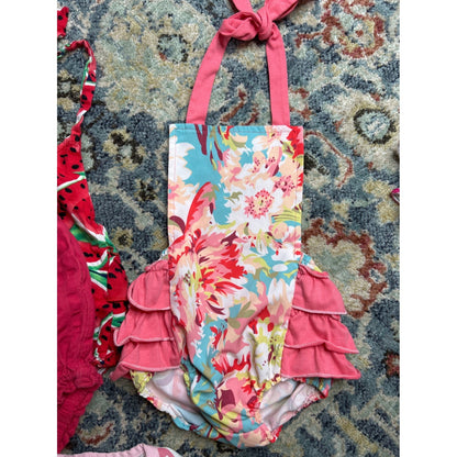 Monica Andy Caden Lane Girls 6-12M Summer Bubble & Dress Bundle10