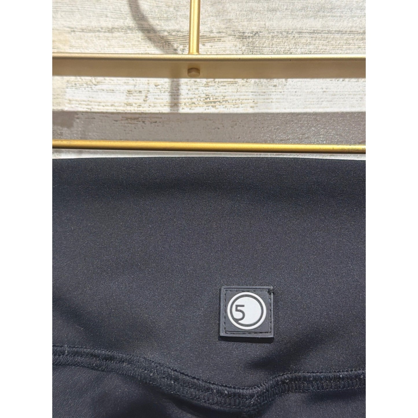 Splits59 Girls Five Bike Shorts Youth XL Black High Waist Athletic Sporty EUC2
