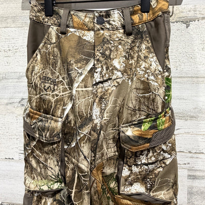 Magellan Waterproof Pants Boys XS Camo Realtree Edge Cargo Hunting Outdoors EUC1
