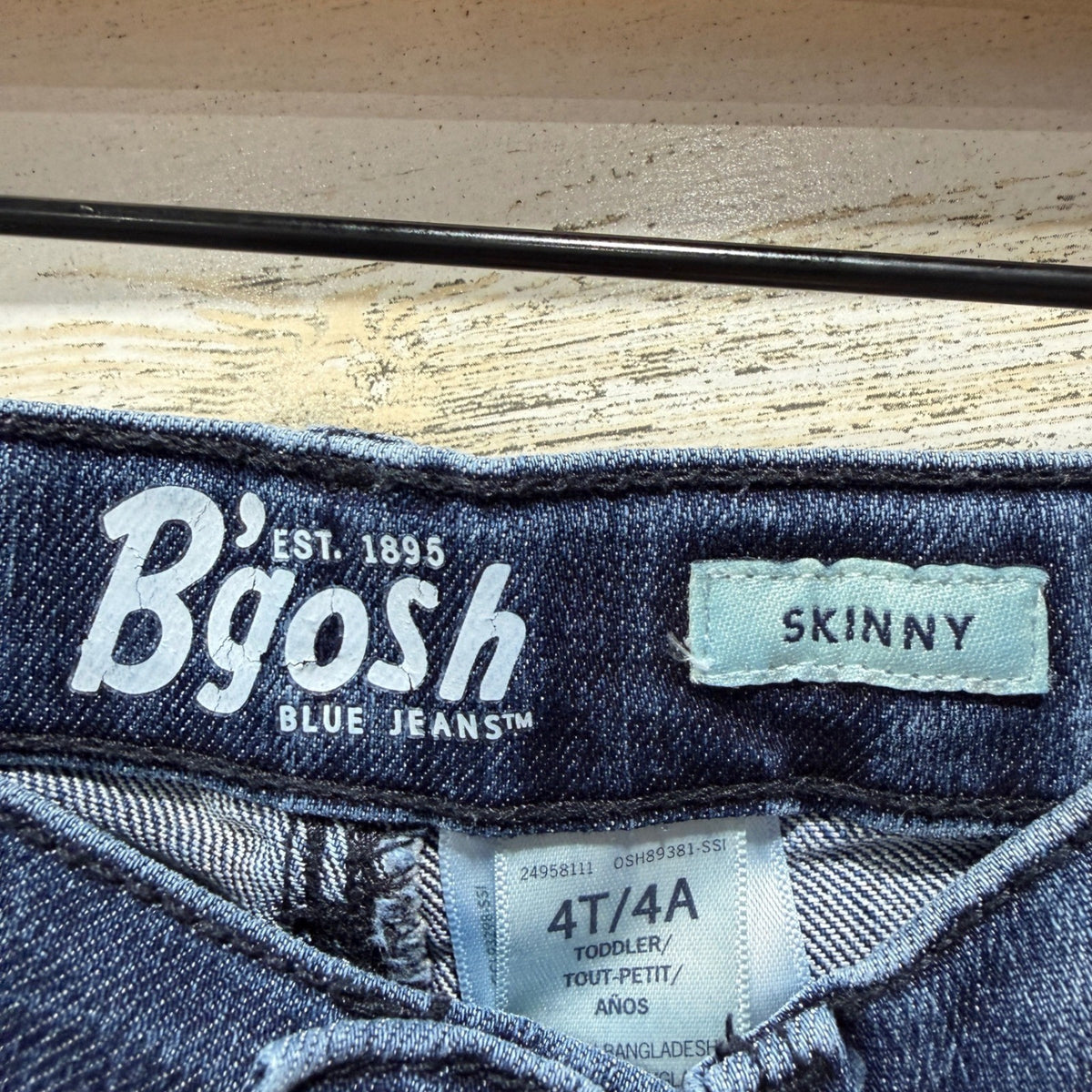 Cat & Jack OshKosh Sweatshirt Jeans Bundle Girls 4T Pink Blue Denim Casual6