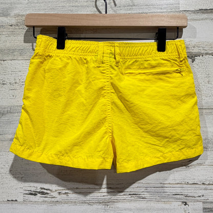 Properly Tied Suzy Short Girls YM Yellow Nylon Mesh Lined Preppy NWT3