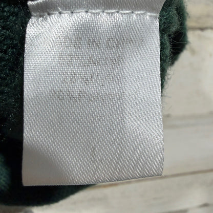 Shop The Mint Sweater Women Large Green Puff Sleeve Knit Dark Academia GUC2