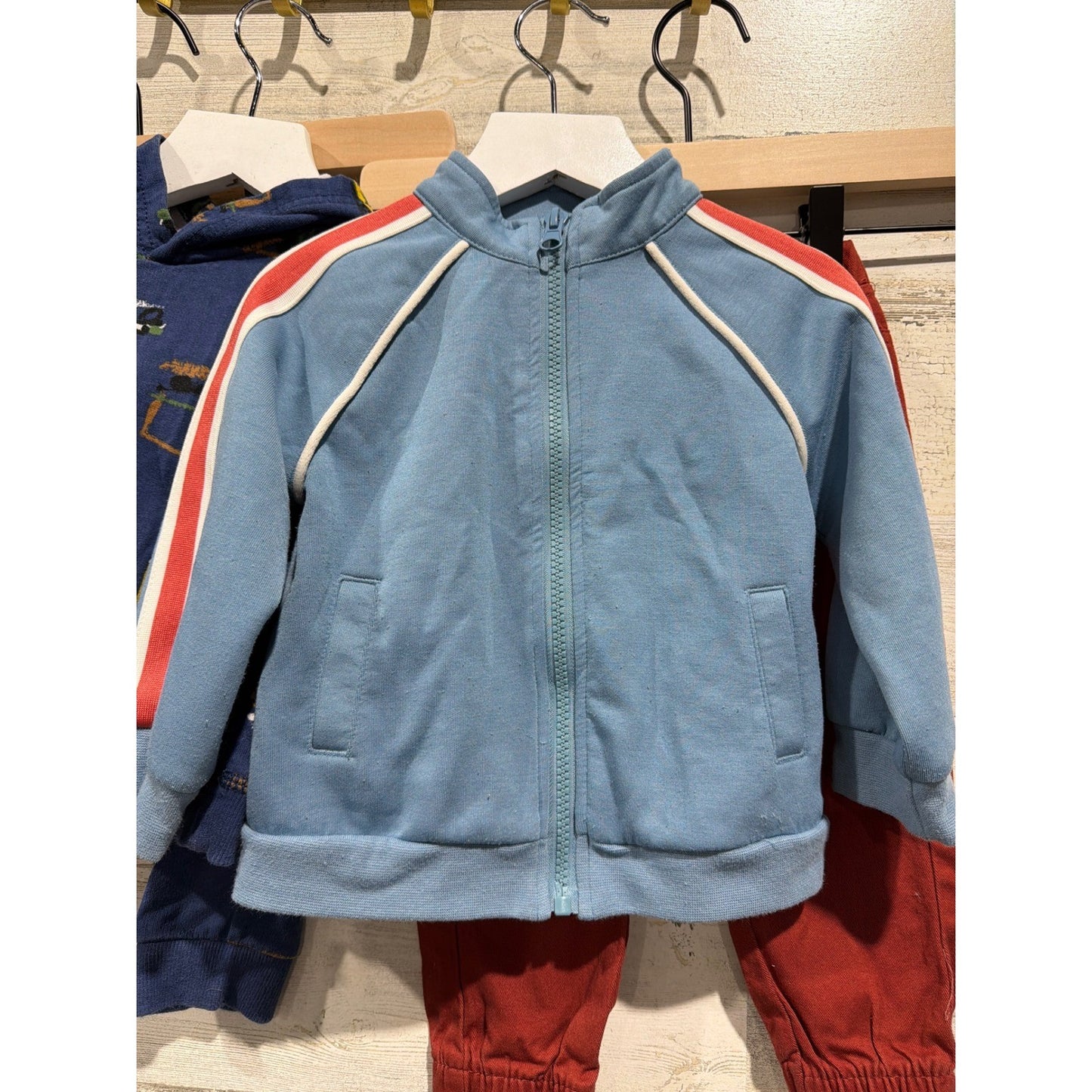 Boys 18M Outfit Bundle Blue Construction Garanimals Cat & Jack Carters GUC2