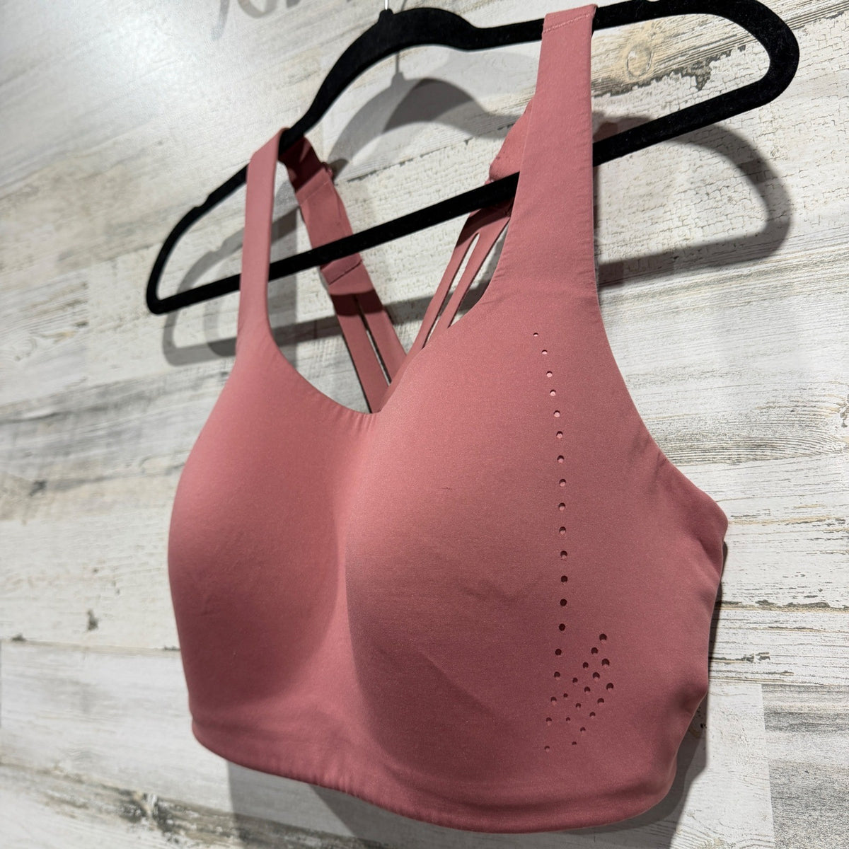 Lululemon AirSupport Sports Bra Women 40D Brier Rose Nylon High Impact Flawed*1