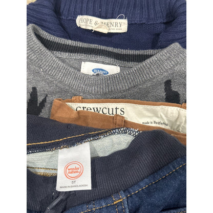 Hope & Henry Old Navy Crewcuts Wonder Nation Boys 5T Bundle Flawed*6