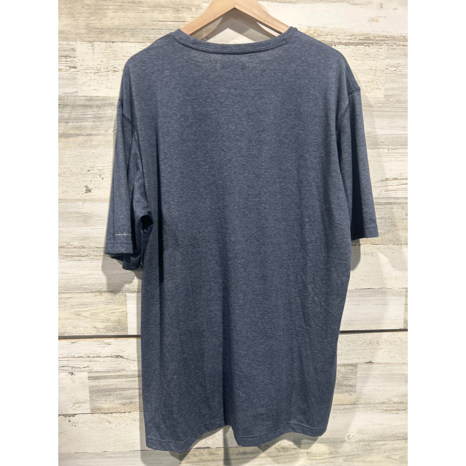 Columbia T-Shirt Men 2XT Blue Omni-Wick Performance Gorpcore EUC3