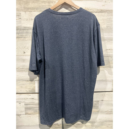 Columbia T-Shirt Men 2XT Blue Omni-Wick Performance Gorpcore EUC3