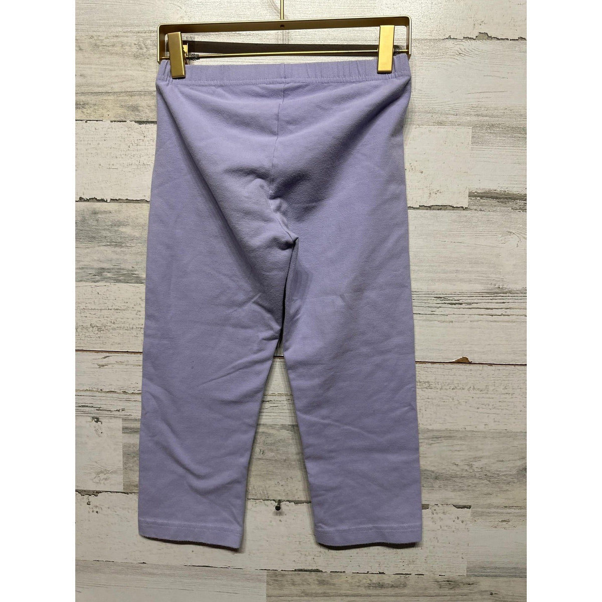 Hanna Andersson Leggings Kids Size 12 Purple Cropped Capri2