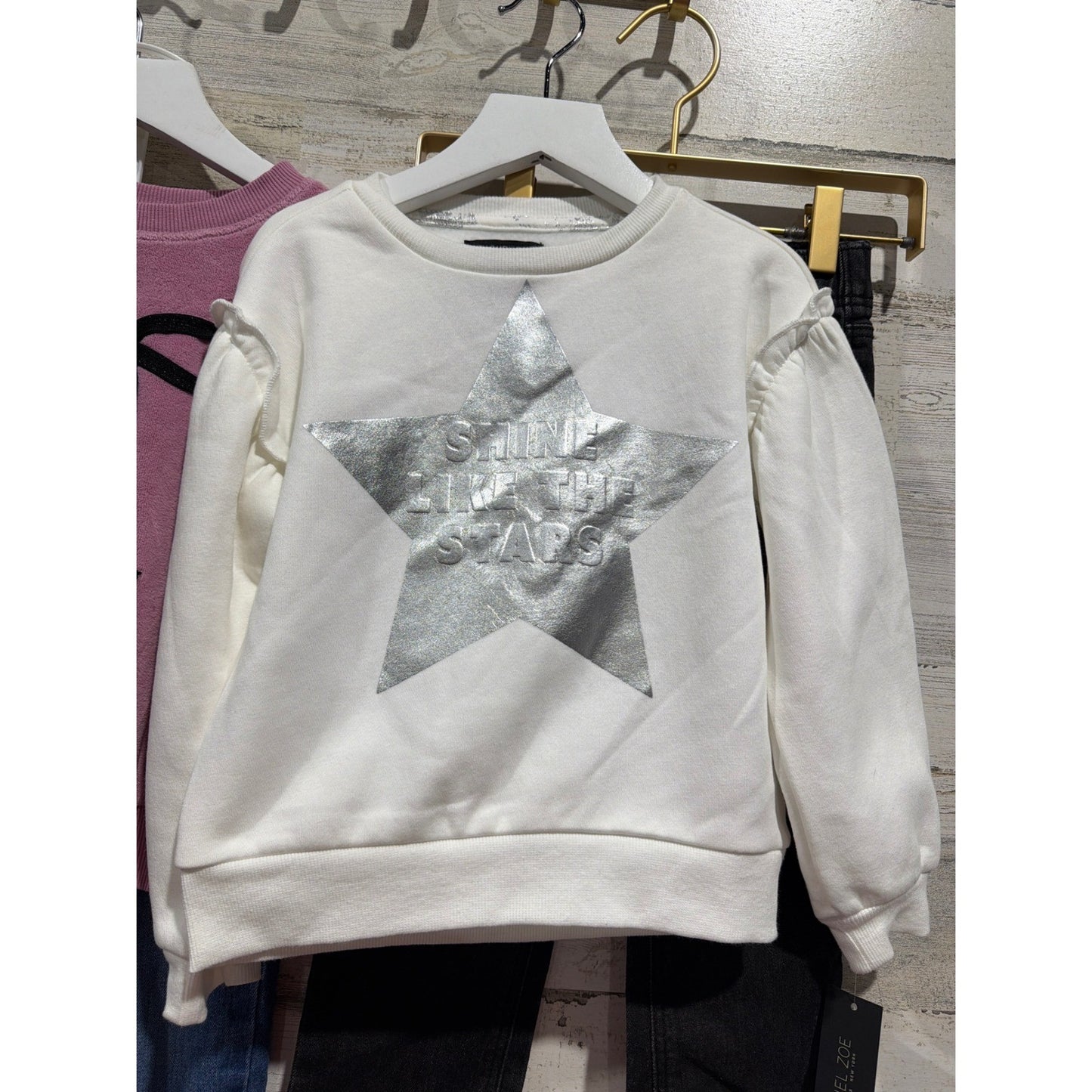 Cat & Jack Rachel Zoe Old Navy Girls 4T Multicolor Sweatshirt Jean Bundle GUC1