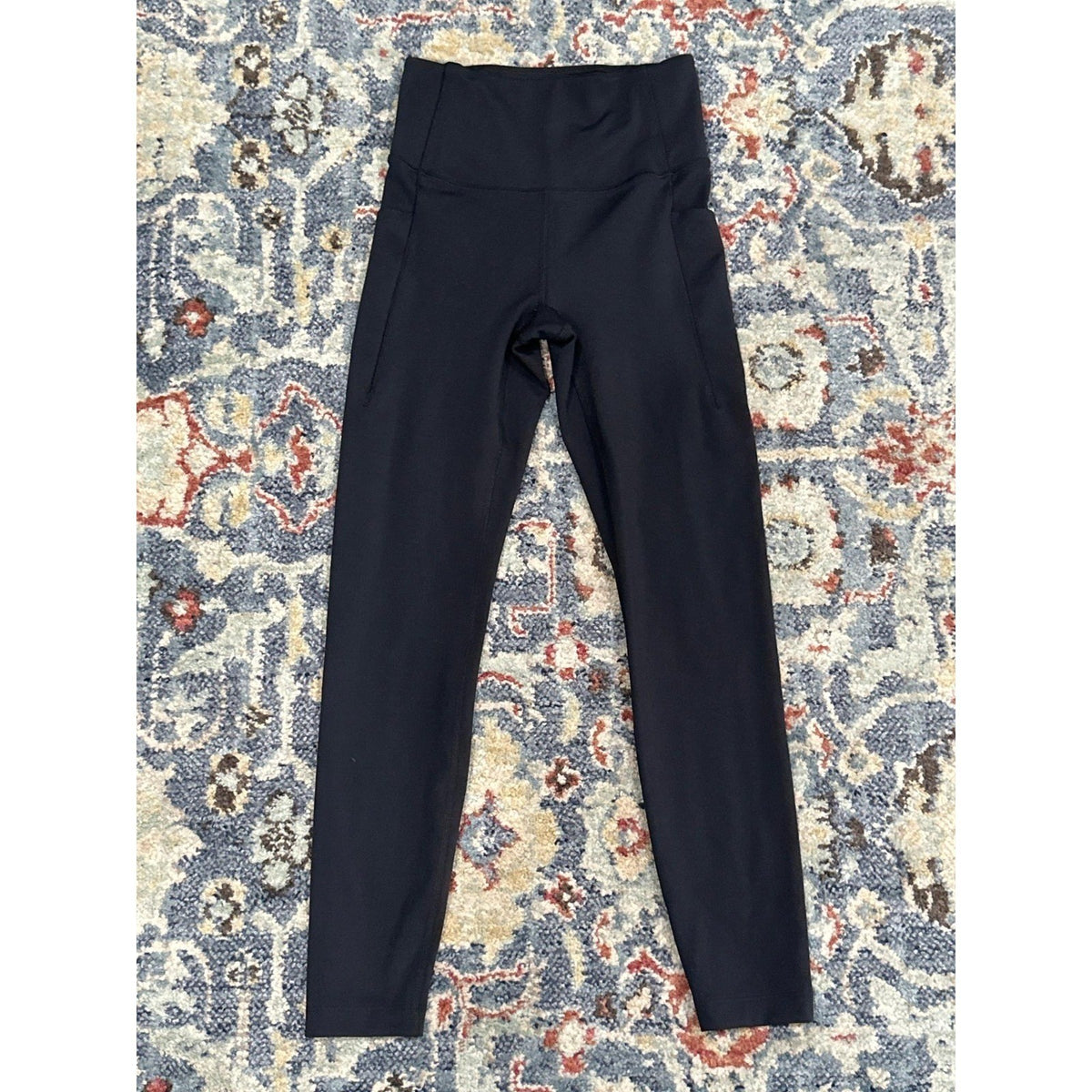 All In Motion Leggings Women XS Black Dynamic Flex High Rise Pockets EUC0