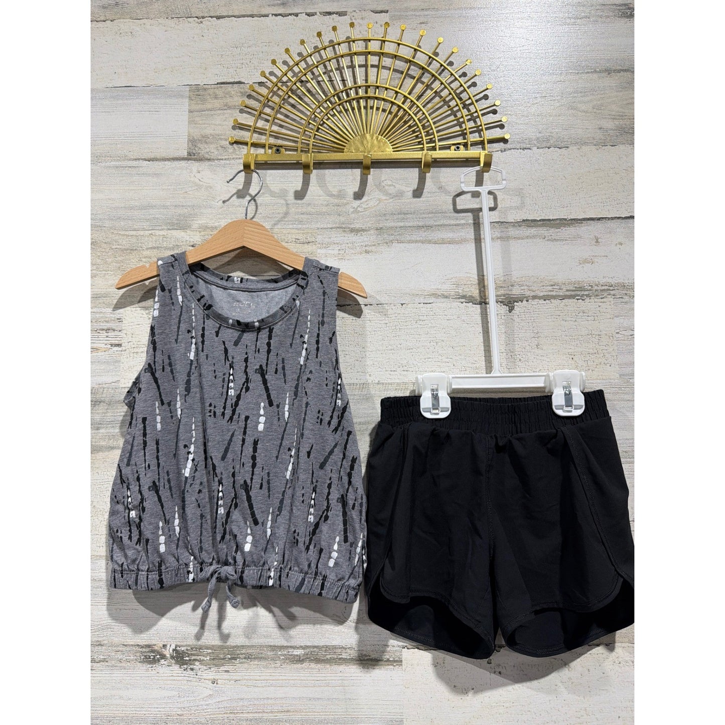 Old Navy Puma BCG Girls Size Medium 8 Black Gray Activewear Bundle Athletic6