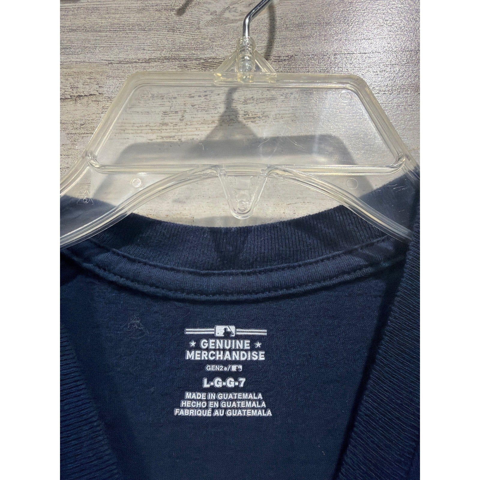 Genuine Merchandise T-Shirt Fits Like 5/6 Boys Navy Houston Astros Baseball2