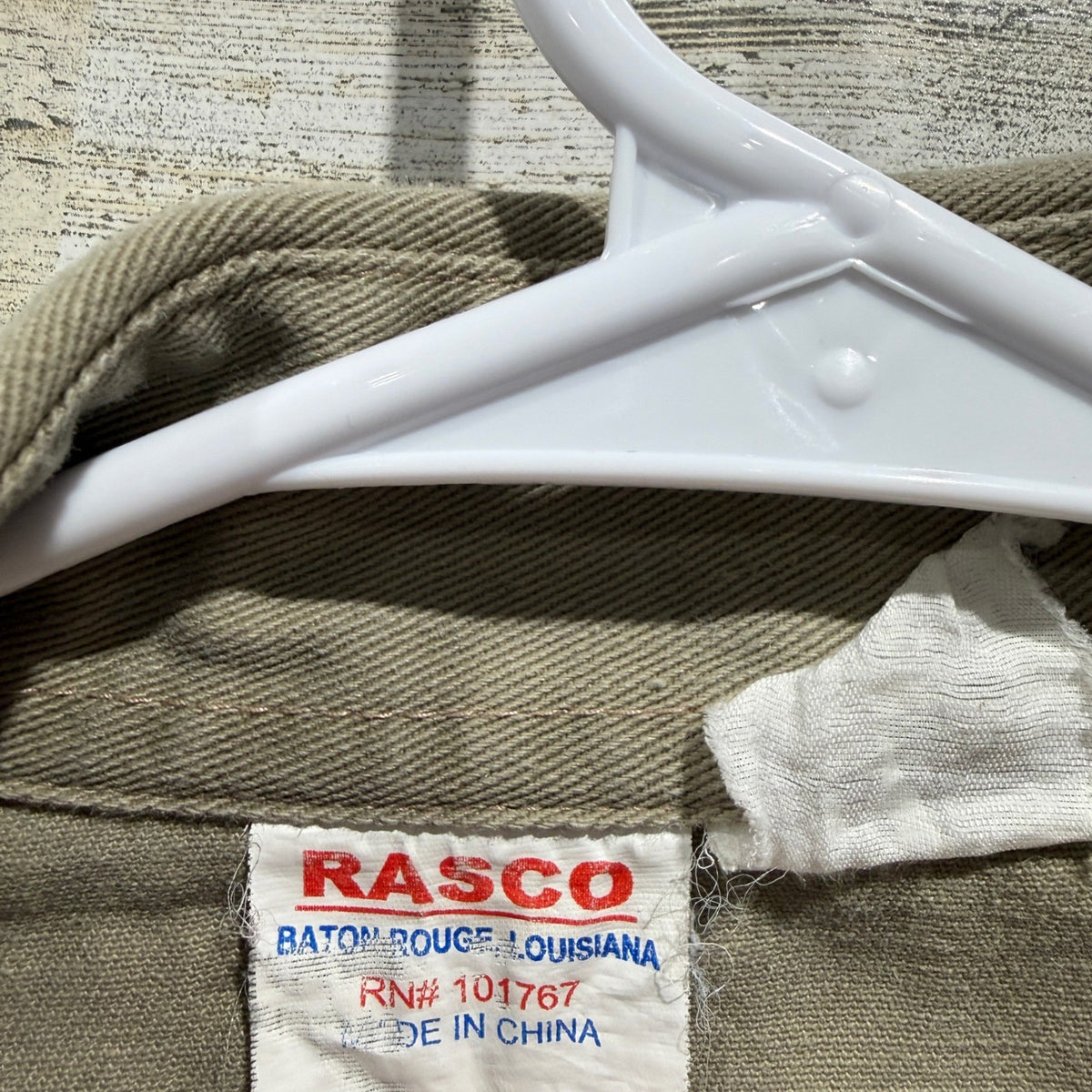 Rasco FR Work Shirt Men's Small Tan Camo Western Pearl Snap3