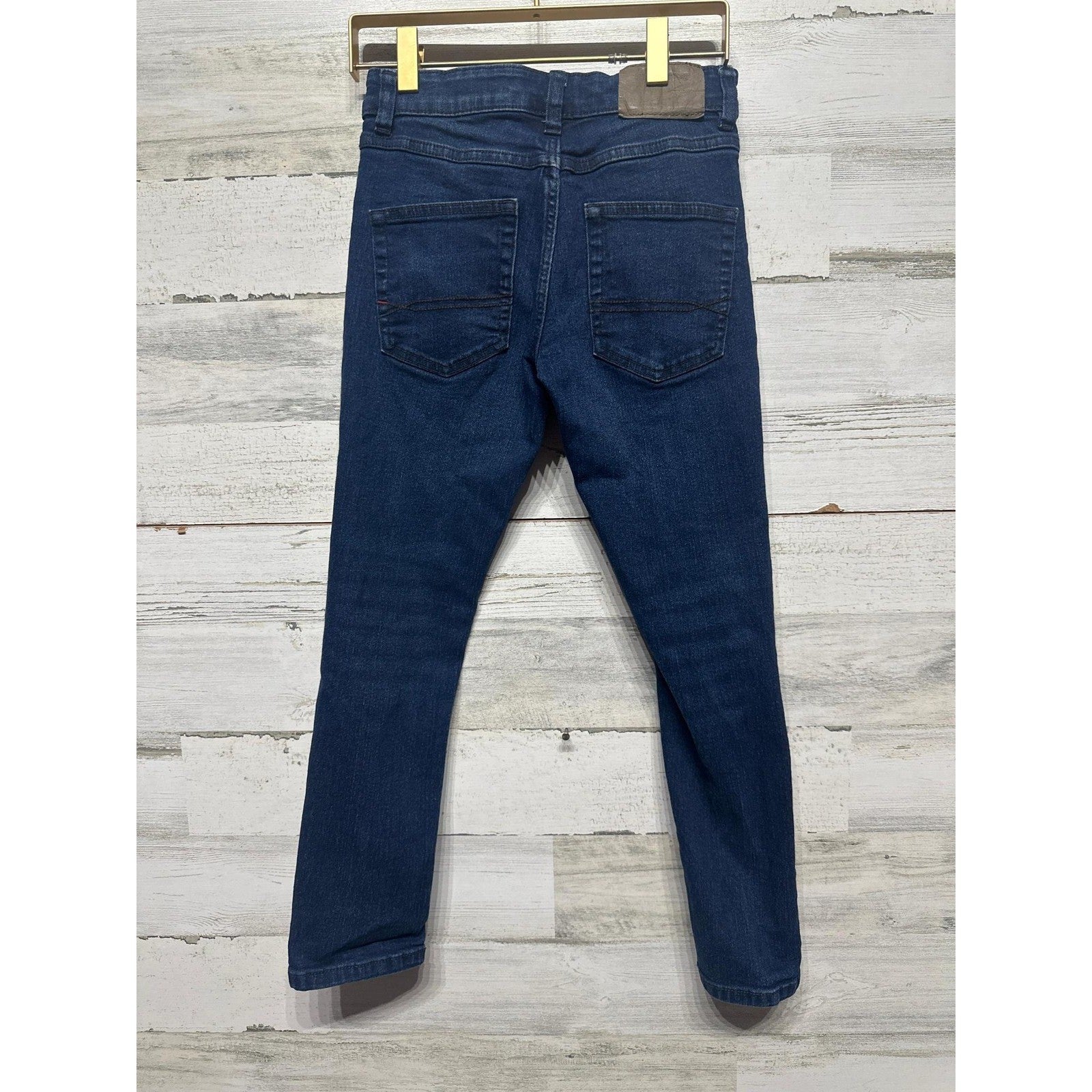 Tommy Hilfiger Skinny Jeans Girls Size 8 Dark Wash Stretch Denim2