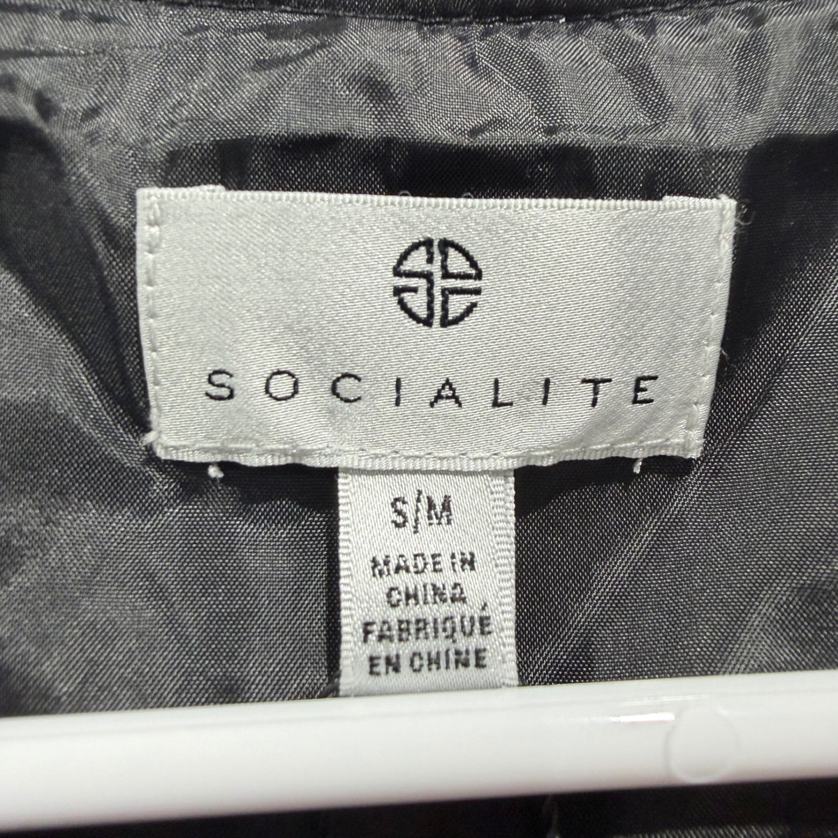 Socialite Quilted Vest Women S/M Black Diamond Puffer NWT3