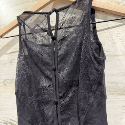 Bloch Mirella Lace Back Leotard Women's P (Petite) 6 Black Nylon Spandex Ballet3