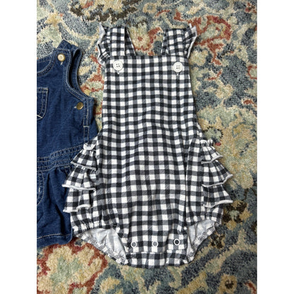 Girls 3-6M Bundle Cotton On Baby Faded Glory Romper Dress Shirt3
