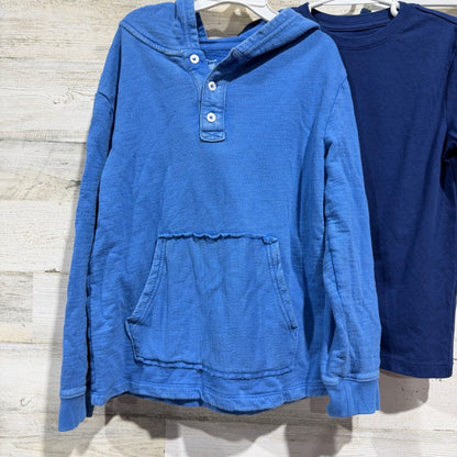 Cat & Jack Wonder Nation Bundle Boys S 6/7 Blue Hoodie Tee Shorts Casual1