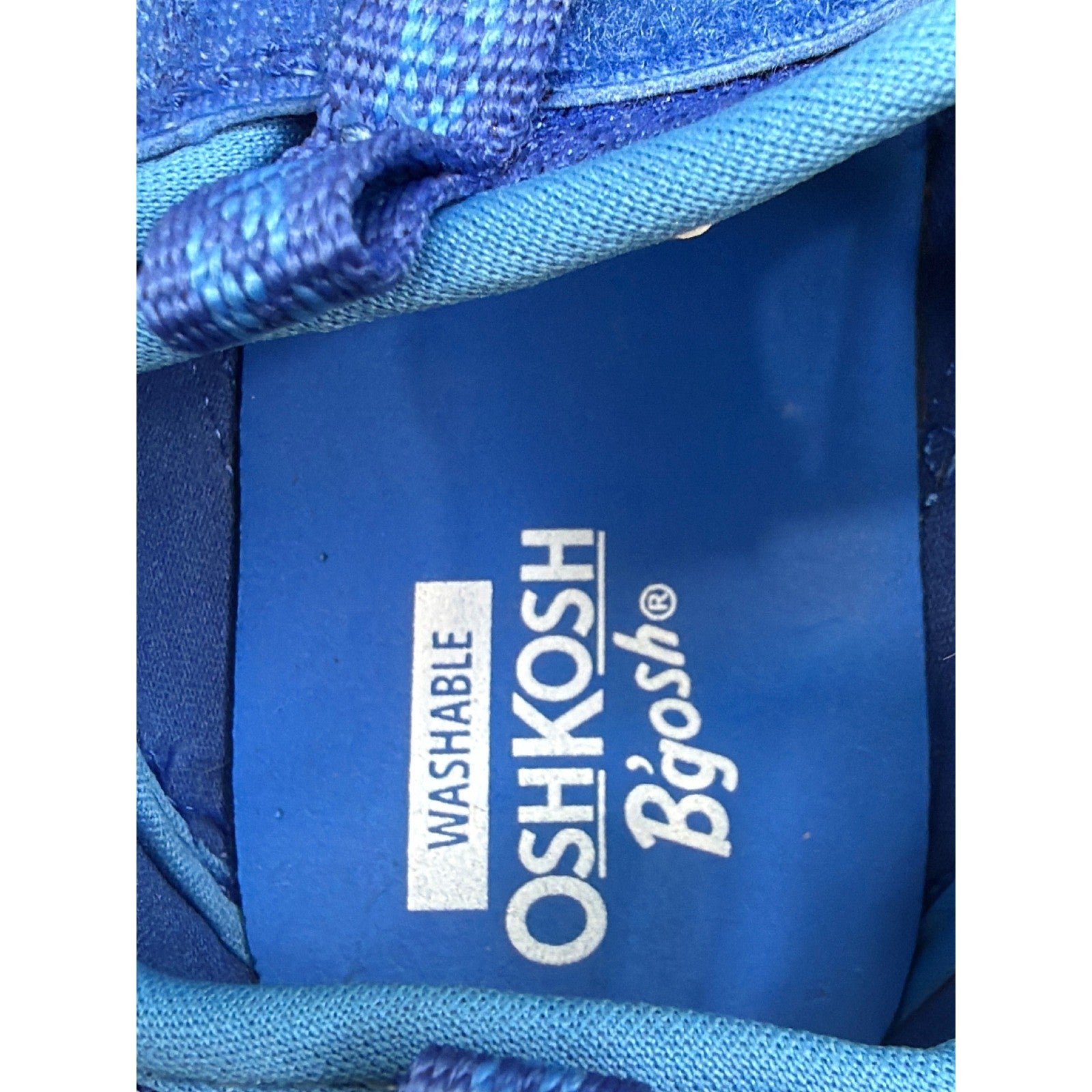 OshKosh Sandals Boys 10 Blue Mesh Closed Toe Athletic Water Sport EUC6