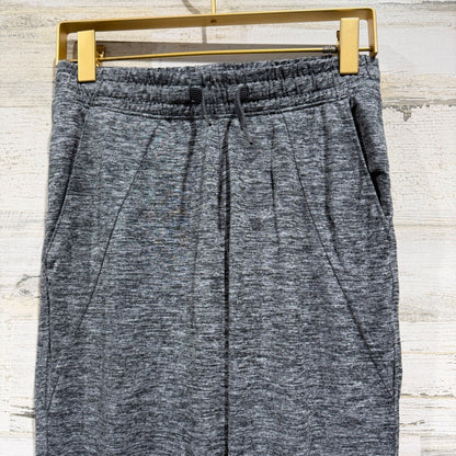 Abercrombie Kids Active Joggers Boys 9/10 Gray Heathered Performance Sporty1
