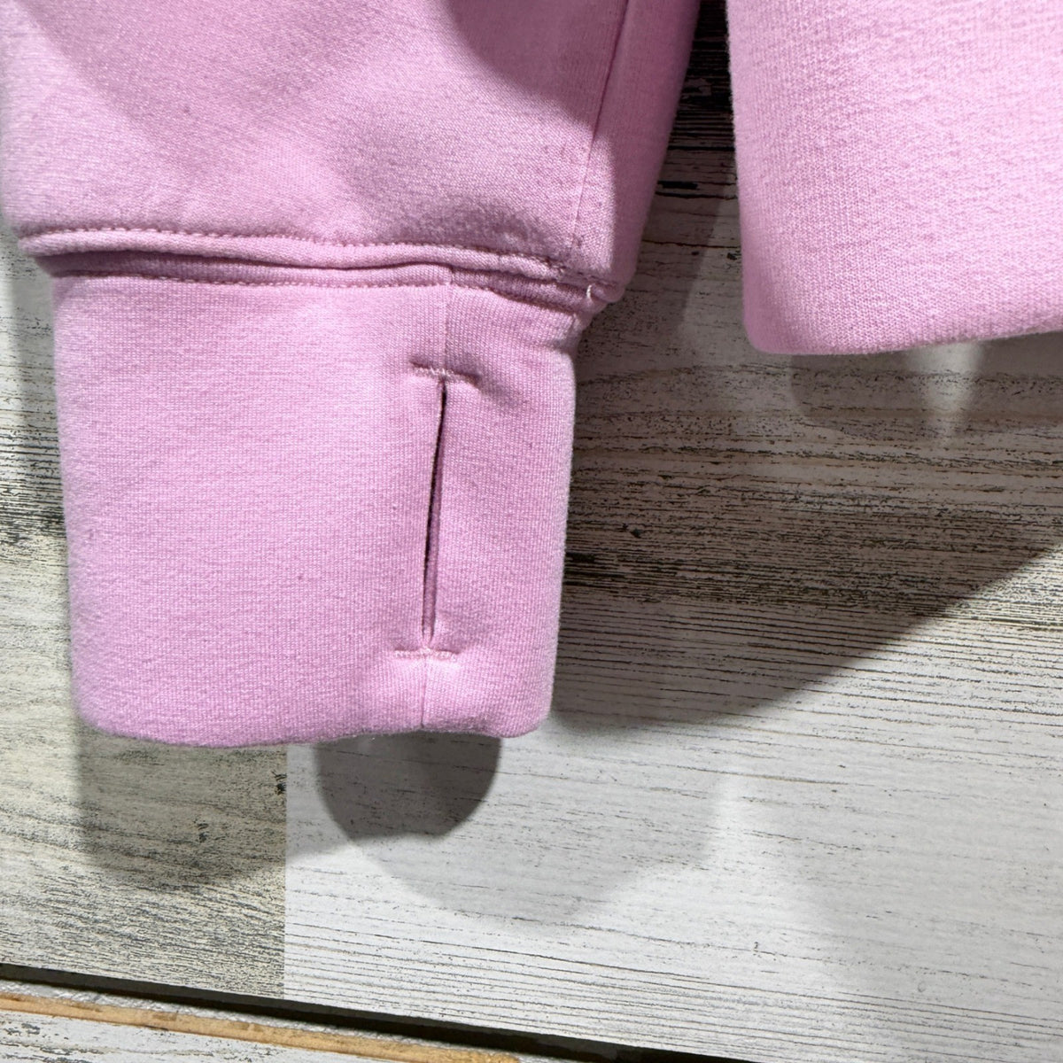 Abercrombie Kids YPB Quarter-Zip Hoodie Girls 11/12 Pink Activewear EUC3
