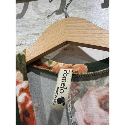 Wheat Pomelo Dress Bundle Girls Size 8 Tan Green Floral Striped Boho EUC5