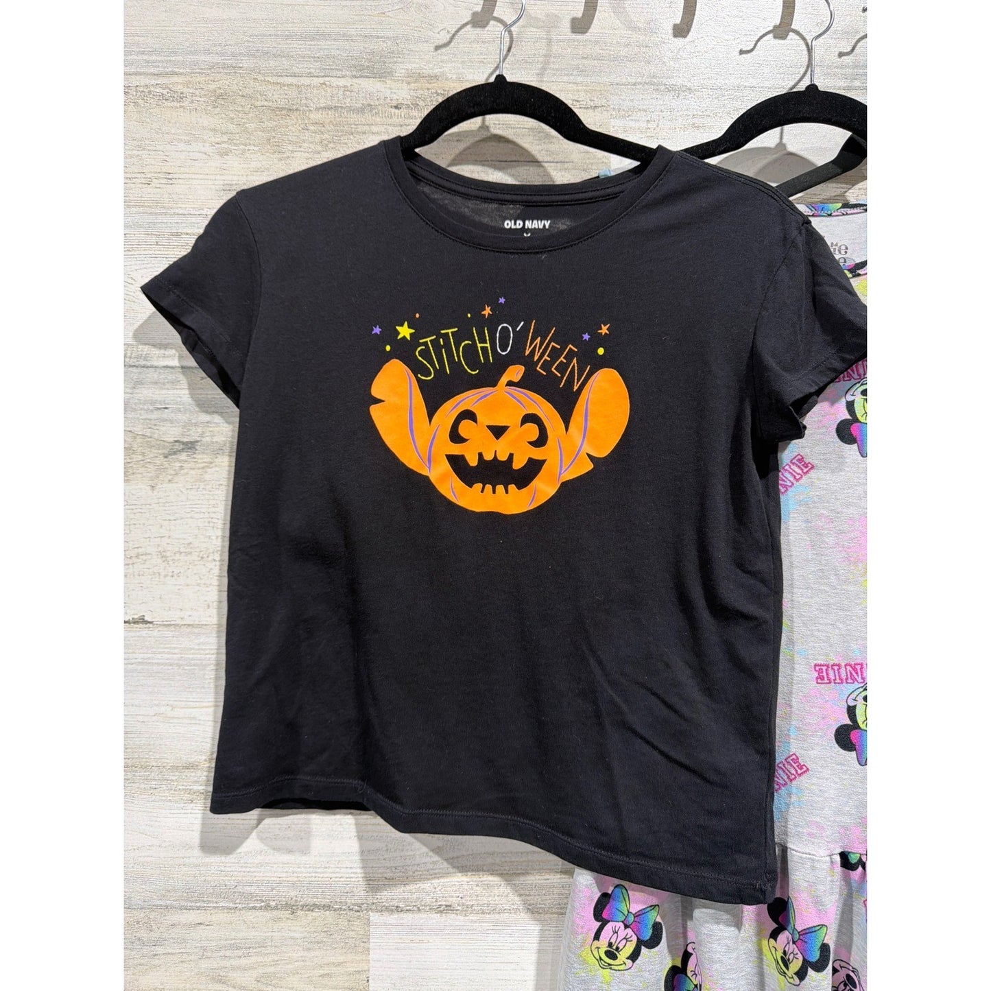 Old Navy Disney Carters Bundle Girls 10/12 Halloween Stitch Minnie Eyelet EUC1