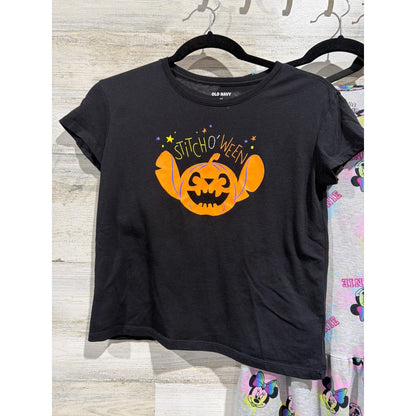 Old Navy Disney Carters Bundle Girls 10/12 Halloween Stitch Minnie Eyelet EUC1
