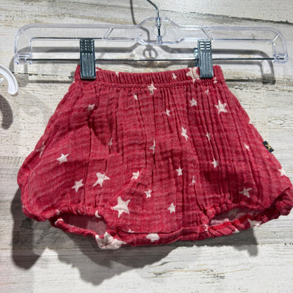 Petite Hailey Star Print Outfit Set Girls 12M Red 100% Cotton Boho NWT5
