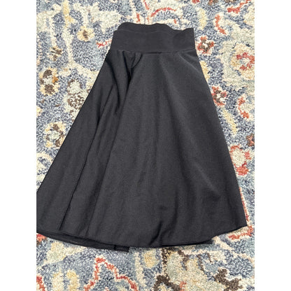 Motionwear Dance Skirt Girls Large Child Black Skater Athletic EUC2