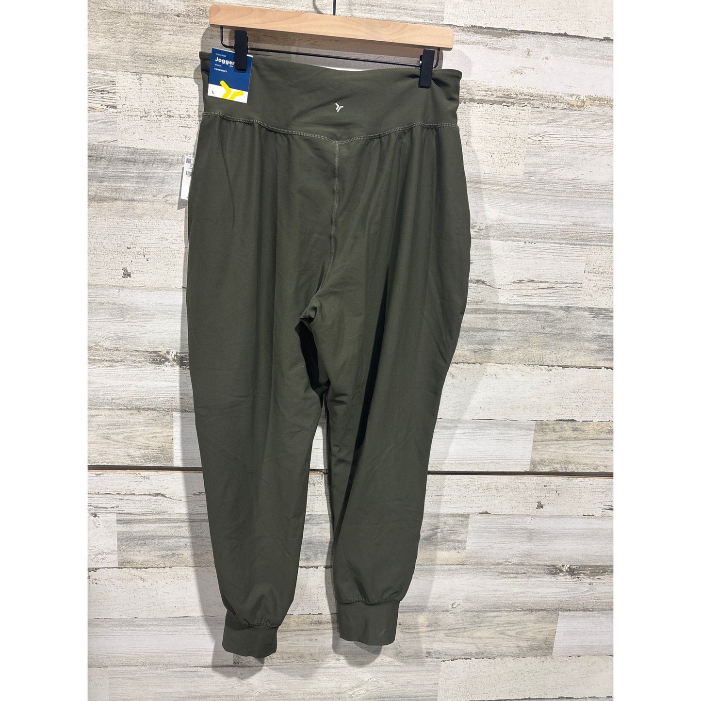 Old Navy Joggers Women Large Green High Waisted Activewear Gorpcore NWT1