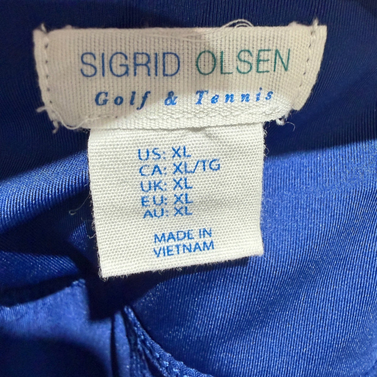Sigrid Olsen Skort Women XL Blue Lotus Floral Golf Tennis Athletic EUC3