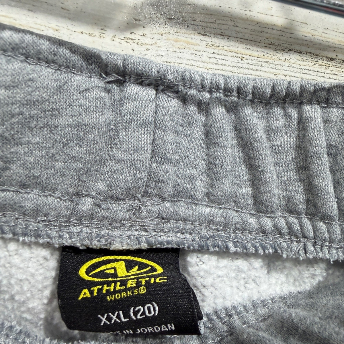 Athletic Works Fleece Sweatpants Women XXL Grey Cotton Blend Casual EUC1
